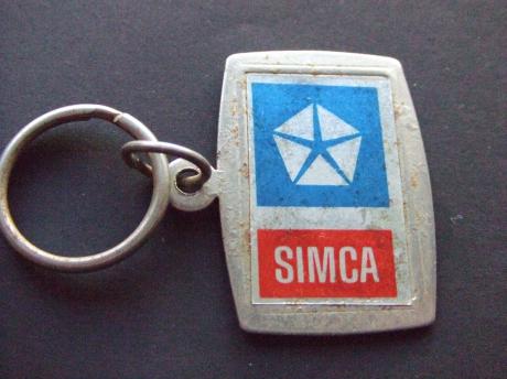 Simca logo oude auto sleutelhanger